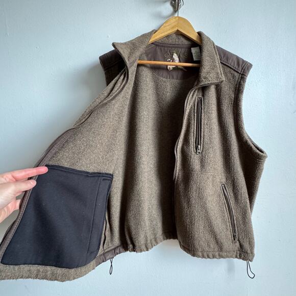 Vintage ORVIS Men's Fleece Sportsman's Vest - Picture 4 of 7